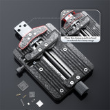 QIANLI MEGA-IDEA JJ-003 Ultra-thin Adjustable Range Fixture for Motherboard Repair Mobile Phone PCB Chip Repair Clamping Jig