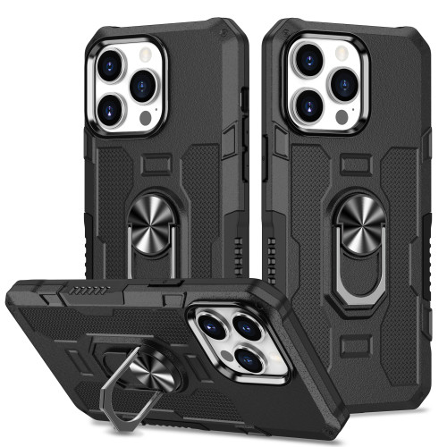 Case For iPhone 16 15 Pro Max 14 13 12 11 Magnetic Holder Ring Case For iPhone XR XSMax 8 7 Plus SE2020 Shockproof Armor Back Cover