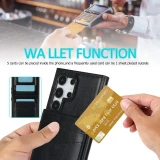 PU Leather Phone Case for Samsung Galaxy S23 S21 FE S24 S22 Plus Ultra A14 A54 A13 A33 A53 A73 5G Wallet with Card Holder Cover