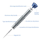 Qianli Mega-idea 2D Throne High Precision Magnetic Screwdriver Bit Set Aluminum Alloy Non-slip Screwdriver Kit Tools For Phone