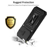 Case For iPhone 17 Air 16 15 14 13 12 11 Pro XS Max Plus XR 8 7 Plus SE 2022 2020 Ring Stand Armor Anti-fall Slide Camera Kickstand Cover