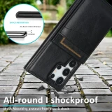 PU Leather Phone Case for Samsung Galaxy S23 S21 FE S24 S22 Plus Ultra A14 A54 A13 A33 A53 A73 5G Wallet with Card Holder Cover