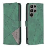 Luxury Leather Phone Case on For Samsung Galaxy S24+ S23 FE S22 Ultra S 24 Plus S22Plus 5G Coque Magnetic Wallet Flip Cover Etui