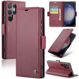 Luxury Magnetic Leather Wallet Card Phone Case For Samsung Galaxy S24 Ultra S23 Plus S22 S21 S20 FE Note 20 Flip Stand Cover Bag