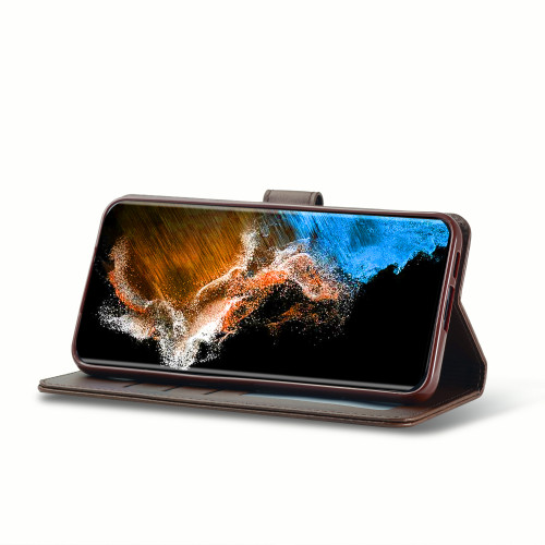 Leather Wallet Case For Samsung Galaxy S24 S24Plus S24Ultra Flip Cover