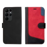 Wallet Three Color Splicing Leather Case For Samsung Galaxy S24 Ultra S23 Plus S22 S21 S20 FE A05s A14 A15 A34 A35 A53 A54 A55