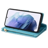 Wrist strap Flip Leather Phone Case For Samsung Galaxy S24 Ultra S23 FE S22 S21 S20 S10 Plus Note 20 10 Zipper Wallet Card Cover
