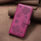 Wallet Four Leaf Cover Printed Magnetic Leather Case For Samsung Galaxy S24 S23 Ultra S22 S21 S20 FE S10 A71 A54 A51 A34 A14