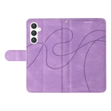 Dream Line Flip S24+ Phone Case For Samsung Galaxy S24 Ultra S23 FE S22 Plus S24Plus 5G Holder Wallet Leather Cover Phone Bags