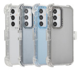 Hybrid 4 IN 1 Hiking Defender Armor Case for Samsung Galaxy S24 Ultra Full Cover Belt Clip Kickstand Cover Funda S24Plus