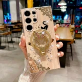 Magsafe Magnetic Phone Case For Samsung Galaxy S24 S23 Plus S22 Ultra A54 A14 Bling Butterfly Holder Ultra-thin Shockproof Cover