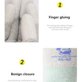 MECHANIC AS02 Elasticity Non-Slip Carbon Fiber Gloves for Phone Electronic Parts Repair  Anti-static Protective  L/M Size Gloves