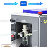 MECHANIC GAN-01 FENIX 8-inch 320W constant temperature curved surface direct bonding machine defoamer all-in-one machine