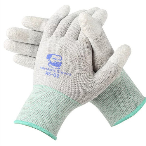MECHANIC AS02 Elasticity Non-Slip Carbon Fiber Gloves for Phone Electronic Parts Repair  Anti-static Protective  L/M Size Gloves