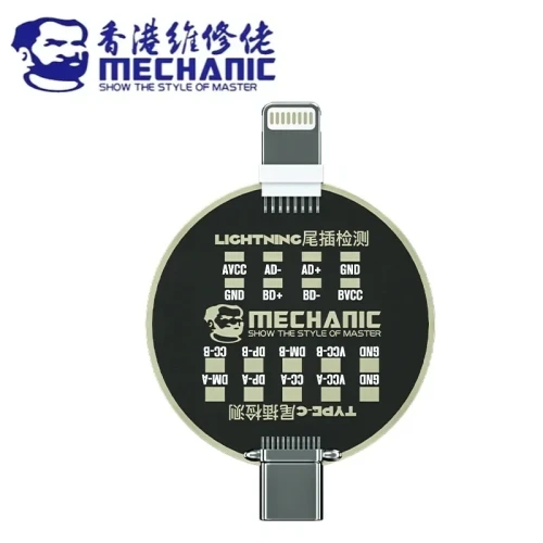 MECHANIC T810 Mobile Phone Tail Plug Test Board Detachable for Iphone Android Lightning TYPE-C No Charging Fault Detection