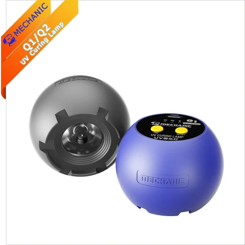 UV Curing Lamp MECHANIC Q1 Charging Version Q2 Battery Version Dual Core UV Wick Green Oil 10 Second Glue  Quick Solidify Light