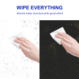 MECHANIC 50PCS Ultra-fine Dust Cleaning Cloth with Tissue Drawer Dsign Water and Dust Absorption Static-free Wiping Cloth