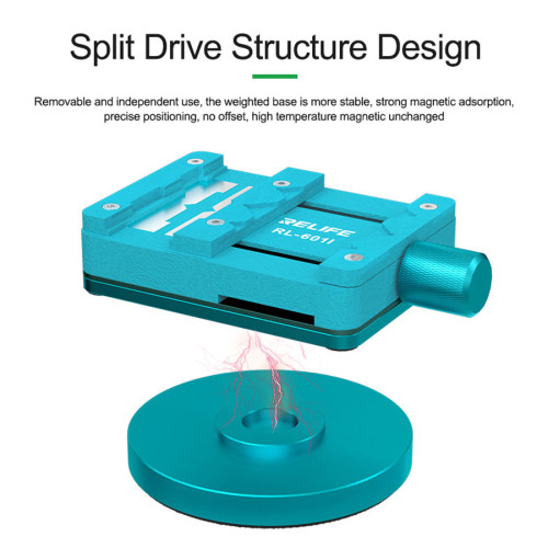 RELIFE 360° Rotation Mini Fixture For Motherboard Chip BGA IC Tin Planting PCB Multi-function Clamp Removal Phone Repair Tools