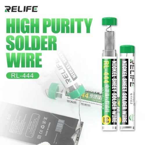 RELIFE RL-444 0.8mm Soldering Wire for Mobile Phone Battery Nickel Sheet Welding Repair Hand Tools