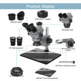 RELIFE RL-M5T Pro-B11 7X-50X Trinocular HD Microscope Phone Repair PCB Inspection Precision InstrumetDigital Industry Microscope