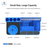 RELIFE RL-001H Rotating Storage Professional Classified Rack for Mobile Phone Screwdriver Tweezer Wire Flux Repair Tools Holder