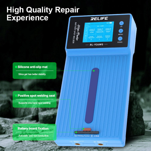 RELIFE RL-936WG Battery Spot Welder with Adjustable Full-parameter Color Screen High Power 650A Spot Welding Machine