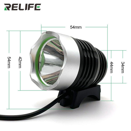 Relife RL-014 UV Curing Lamp Dual Core Green Oil Curing Three Gears Adjustable High Power Portable LED UV Lamp