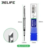 NEW RELIFE C115 Series Soldering Iron Tips for GVM T115 JBC 115 Series SUGON 3602D T36 Handle Head Replacement 3 Model