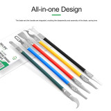 RELIFE RL-049B  CPU Glue Removal Crowbar Set for Mobile Phone Frame Separation And The Disassembly of Phone Chip