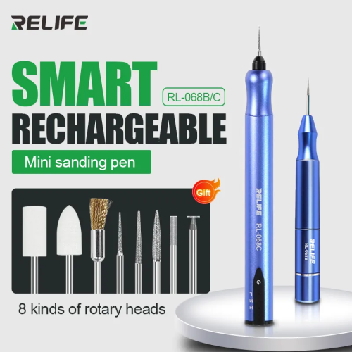 RELIFE Sanding Pen Intelligent 3 Speed Adjustable Charging Engraving Carving for Phone Rpair Drilling Cutting Grinding Polishing