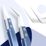 RELIFE RT-11E/15E Titanium alloy ceramic tweezers High precision nanometer level  Anti-static Nippers Jump Wire Special Forceps