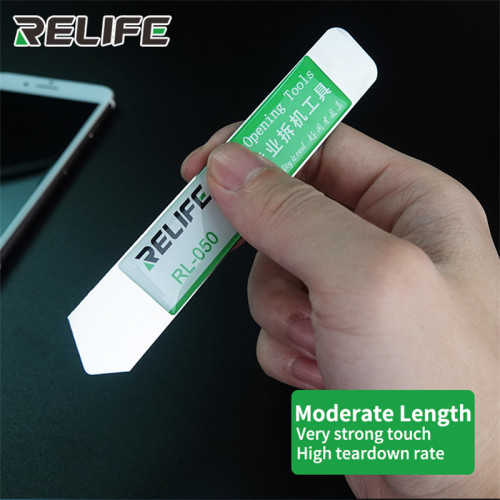 RELIFE RL-050 LCD Screen Opening Blade for Mobile Phone Pad Ultra Thin  Stainless Steel  Screen Disassembling Prying Hand Tool
