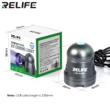 RELIFE RL-014A UV Curing Lights USB LED High Power T6 Fast Adhesive Green Oil Purple Curing Light Phone Motherboard Repair Lamp