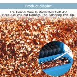 RELIFE RL-599C 3-in-1 Soldering Iron Tip Cleaner High Temperature Resistant Mini Multifunctional Tin Removal Box