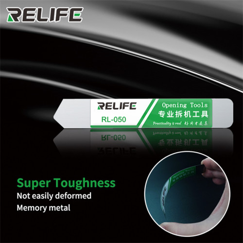 RELIFE RL-050 LCD Screen Opening Blade for Mobile Phone Pad Ultra Thin  Stainless Steel  Screen Disassembling Prying Hand Tool