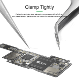 RELIFE Precision sharp CellPhone Repair Tweezers Anti-static Anti-slip Clips High Toughness Fine Tips Picking Tools RT-SA11-15
