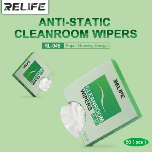 RELIFE RL-045 Mobile Phone Screen Motherboard Cleaning Cotton Anti-static Cleanroom Wipers Absorbent Cleaning