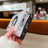 Transparent Magnetic For Magsafe Phone Case For Samsung Galaxy S24 Ultra S23 Plus S22 Ultra Hanging Hole Shockproof Clear Cover