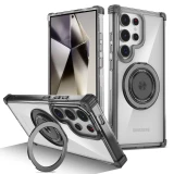 360 Degree Anti-Fall Rotating Stand Phone Case For Samsung 22 23Ultra 24Ultra Luxury Magnetic Cover For Samsung 24Plus 23 22Plus