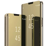 Luxury Smart Case For Samsung Galaxy S23 Ultra S22 S21 S20 S10 S9 S8 Plus S23 FE S24 Plus Mirror Leather Smart Flip Suppor Cover