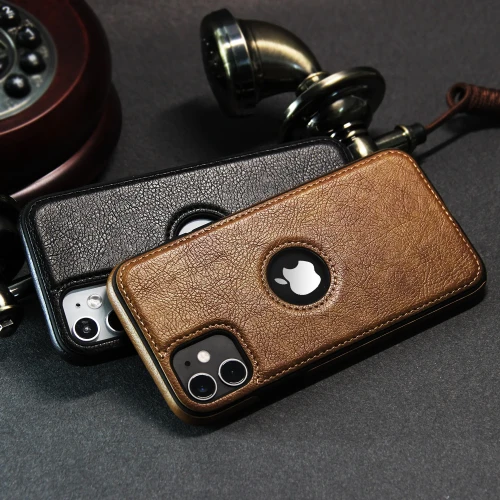 Ultra Thin Slim Business Leather Cover For iPhone 16 15 14 13 12 11 Pro Max XS XR X 7 8 Plus SE 2022 2023 Shockproof Phone Case
