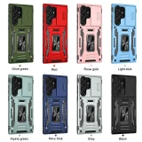 For Samsung Galaxy S23 S21 FE S24 S22 Ultra Plus A54 A34 A15 Phone Case with Metal Ring Kickstand Holder Rugged Protective Cover