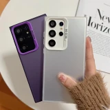 Frosted Anti Fall Phone Case for Samsung Galaxy S24 Ultra S23 S21 FE S22 S20 Plus A34 A54 A14 A54 Fall Protection Silicone Cover