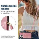 Glitter Leather Wallet Case for iPhone  17 Air 16 15 14 11 12 13 Pro Max XR XS Max 7 8 Plus SE 2022 RFID Blocking Card Holder Phone Cover