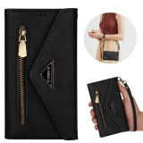 Wallet Multifunctional Leather Case With Shoulder Strap For Samsung Galaxy S23 S22 Ultra S21 Plus S20 FE S10E S9 S8 Note 20 10