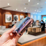 Luxury Plating Frame Magsafe Magnetic Phone Case For iPhone Wireless  17 Air 16 11 12 13 14 15 Pro Max Gradual Glitter Cover On 14 Plus