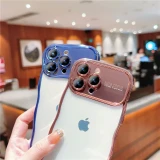 Electroplating Transparent  for IPhone 17 Air 16 15 14 Plus 13 12 11 Pro Max Soft Clear Shockproof Fall Prevention Cover