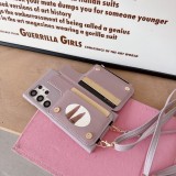 Crossbody Wallet Card Slot Phone Case for Samsung Galaxy S23 FE S24 S22 Ultra Plus A05 A05S A15 A25 A35 A55 A34 A54 Holder Cover