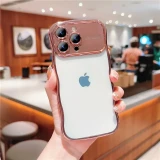 Electroplating Transparent  for IPhone 17 Air 16 15 14 Plus 13 12 11 Pro Max Soft Clear Shockproof Fall Prevention Cover