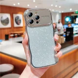 Electroplating Wave Silicone for IPhone 17 Air 16 15 14 Plus 13 12 11 Pro Max Glitter Powder Soft Shockproof Fall Prevention Cover